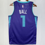 Hornets BALL #1 NBA Jerseys