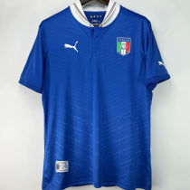 2012 Italy Home Blue Retro Soccer Jersey