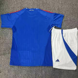 2024 Italy Home Blue kids Soccer Jersey
