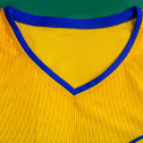 2002/03 Leeds United Third Yellow Retro Soccer Jersey