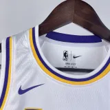 Lakers JAMES #23 White Kids NBA Jersey 热压