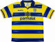 1998-1999 Parma Home Yellow Retro Soccer Jersey