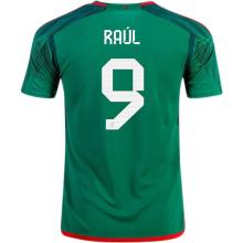 RAÚL #9 Mexico 1:1 Quality Home Green Fans Jersey 2022/23 ★★