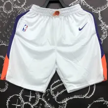 Suns White NBA Pants