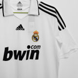 2008/09 RM White Home Retro Soccer Jersey