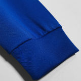 2008/09 M Utd Third Blue Long Sleeve Retro Jersey