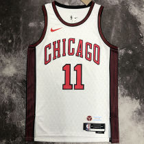 Bulls DEROZAN #11 White City Edition NBA Jerseys