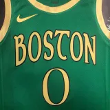 Celtics TATUM #0 Green City Edition NBA Jerseys