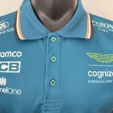 ALONSO #14 Aston Martin F1 Green Team POLO T-Shirt 2023 (有领 阿斯顿马丁)