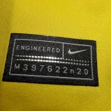 2020/21 Brazil Home 1:1 Quality Yellow Fans Soccer Jersey