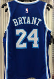 LA Lakers Bryant # 24 Blue NBA Jerseys Hot Pressed