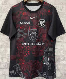 2022/23 Stade Toulousain Away Black Rugby Shirt 图卢斯