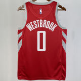 Rockets WESTBROK #0 Red NBA Jerseys
