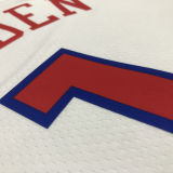 76ers HARDEN #1 City Edition White NBA Jerseys