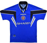 1996/98 M Utd Third Blue Retro Soccer Jersey