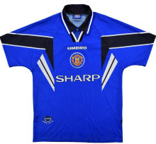 1996/98 M Utd Third Blue Retro Soccer Jersey