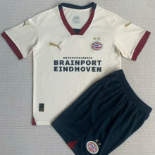 2023/24 P S V Away Kids Soccer Jersey
