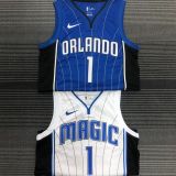 McGRADY # 1 MAGIC Blue Retro NBA Jerseys