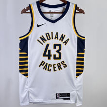 2023/24 Pacers SIAKAM #43 White NBA Jerseys