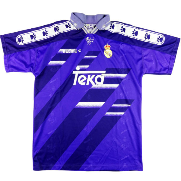 1994-1996 RM Blue Away Retro Soccer Jersey