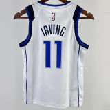 Mavericks IRVING #11 White Kids NBA Jersey 热压