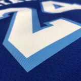 LA Lakers Bryant # 24 Blue NBA Jerseys Hot Pressed
