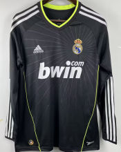 2010/11 RM Away Black Long Sleeve Retro Jersey