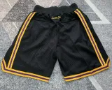 Lakers Black Four Bags NBA Pants