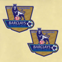 07/08 CHAMPIONS BARCLAYS PREMIER LEAGUE Flocking Patch Two Pieces 植绒 旧款英超金章 一套2个  (You can buy it alone OR tell us which jersey to print it on. )