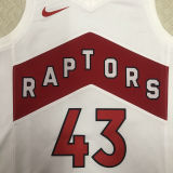 Toronto Raptors SIAKAM #43 White Home NBA Jerseys