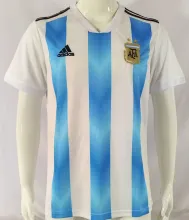 2018 Argentina Home Retro Soccer Jersey