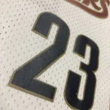 2003/04 Cleveland JAMES #23 Retro White NBA Jerseys热压