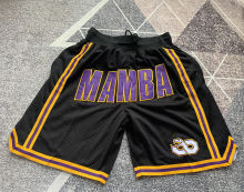 Lakers Black Four Bags NBA Pants