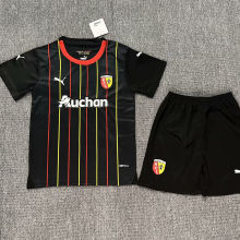 2023/24 Lens Away Black Kids Soccer Jersey