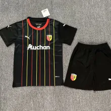 2023/24 Lens Away Black Kids Soccer Jersey