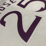 Timberwolves ROSE #25 White Pink NBA Jerseys