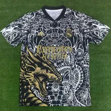 2023/24 RM Black Gold Dragon Fans Soccer Jersey