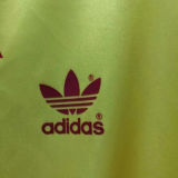 1990 Colombia Away Yellow Retro Soccer Jersey