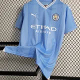 RODRIGO #16 Man City 1:1 Home Blue Fans Jersey 2023/24 (UCL Font) ★★