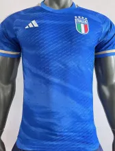 2023/24 Italy Home Blue Player Version Soccer Jersey