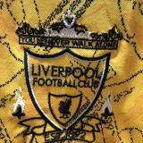 1994-1996 LFC Away Yellow Retro Soccer Jersey