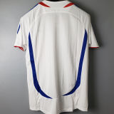 2006 France Away White Retro Soccer Jersey