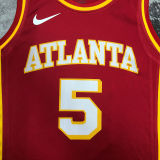 2023 Hawks MURRAY #5 Red NBA Jersey