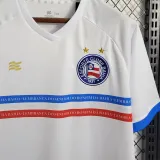 2023/24 Bahia Home White Fans Soccer Jersey