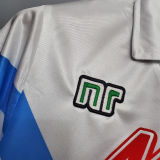 1988/89 Napoli Away White Retro Soccer Jersey