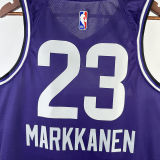 2023/24 Jazz MARKKANEN #23 Purple City Edition NBA Jerseys