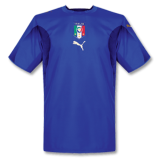 2006 Italy Home Blue Retro Soccer Jersey