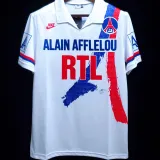 1990-1991 PSG Home Retro Soccer Jersey
