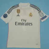 2014-2015 RM Home White Retro Soccer Jersey