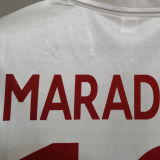 1988/89 Napoli Away White Retro Soccer Jersey